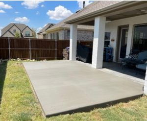 Concrete Patio Installation